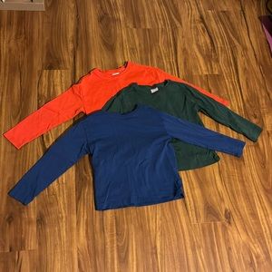 Bundle of Hanna Andersson long sleeved tees